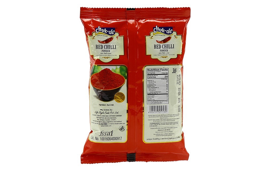 Chuk-de Red Chilli Powder    Pack  200 grams